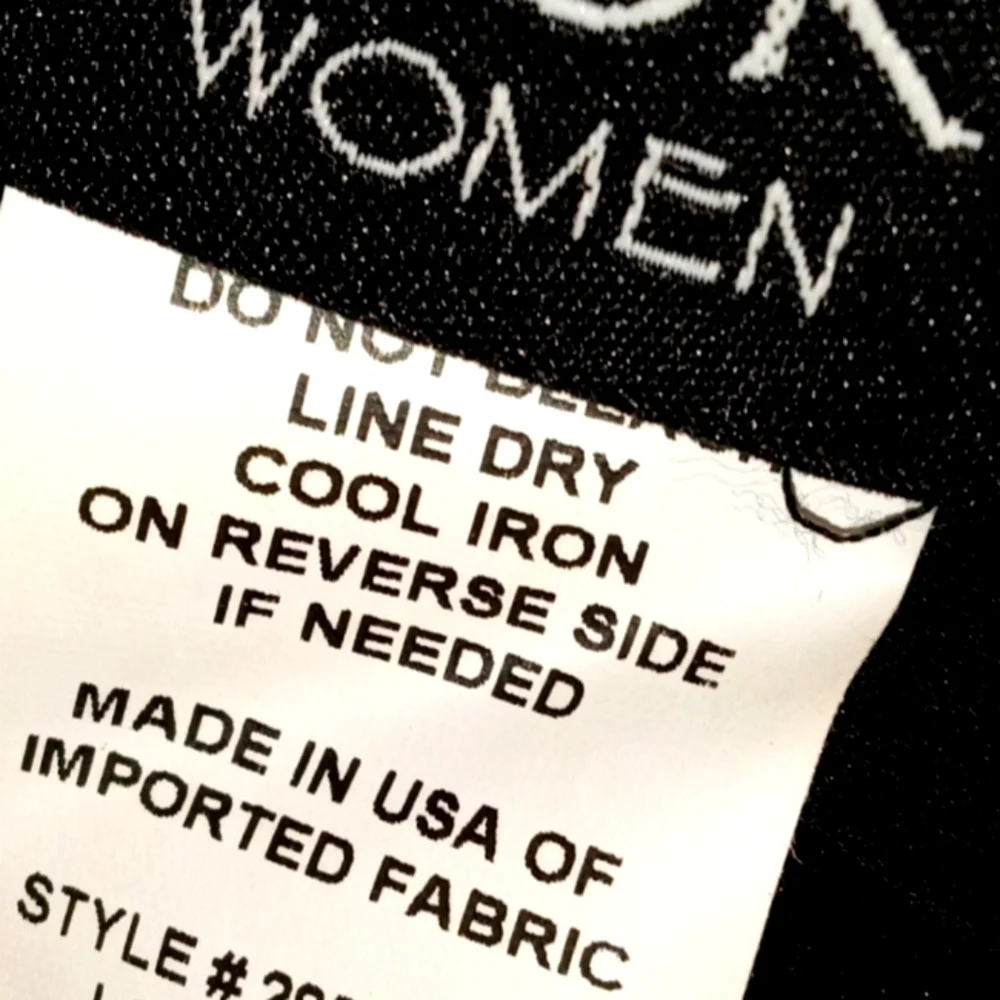 Gorgeous black MSK Women women's top with silver sequined embellishments - Picture 6 of 6